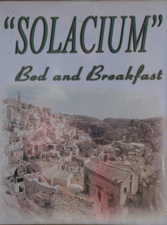 B&B Solacium Matera Zewnętrze zdjęcie